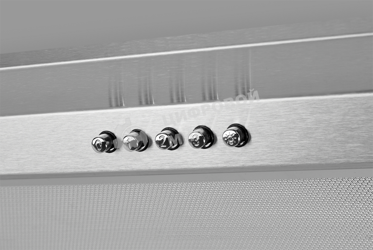 Вытяжка встраиваемая Kuppersberg Inlinea 60 X нержавеющая сталь, 52.5 см, 1300 куб. м/ч, 41 дБ