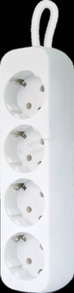 Удлинитель Defender E450 белый 5.0 м, 4 розетки 