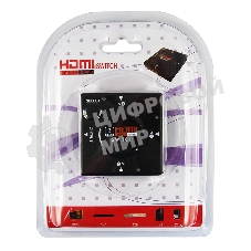 Переключатель Rexant гнездо HDMI на 3 гнезда HDMI, без питания, пластик