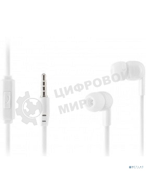 Проводные наушники Harper HV-106 белый, вкладыши, проводной
