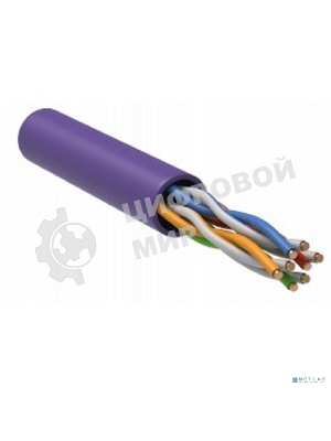 Витая пара ITK LC1-C5E04-126 U/UTP кат.5E 4x2x24AWG LSZH фиолетовый (305м)