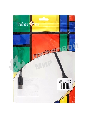 Кабель соединительный Telecom TUS715-0.3M USB3.0 Am-Am 0.3m Telecom (TUS715-0.3M)