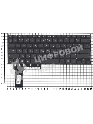 Клавиатура для ноутбука Asus TP201SA черная