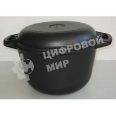 НЕВА МЕТАЛЛ ПОСУДА 6850 5,0 л.(Объем 5 л. С крышкой-сковородкой Антипригарное покрытие Сталафлон равномерно нагревается за счет особой конструкции корпуса по принципу 