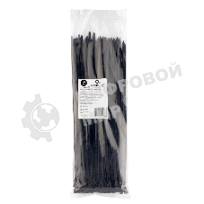 Стяжки NYT-300x4.8B пластиковые 300 мм х 4.8 мм, черные (100 шт.)