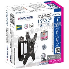 Кронштейн для телевизора Kromax GALACTIC-1 new черный 15