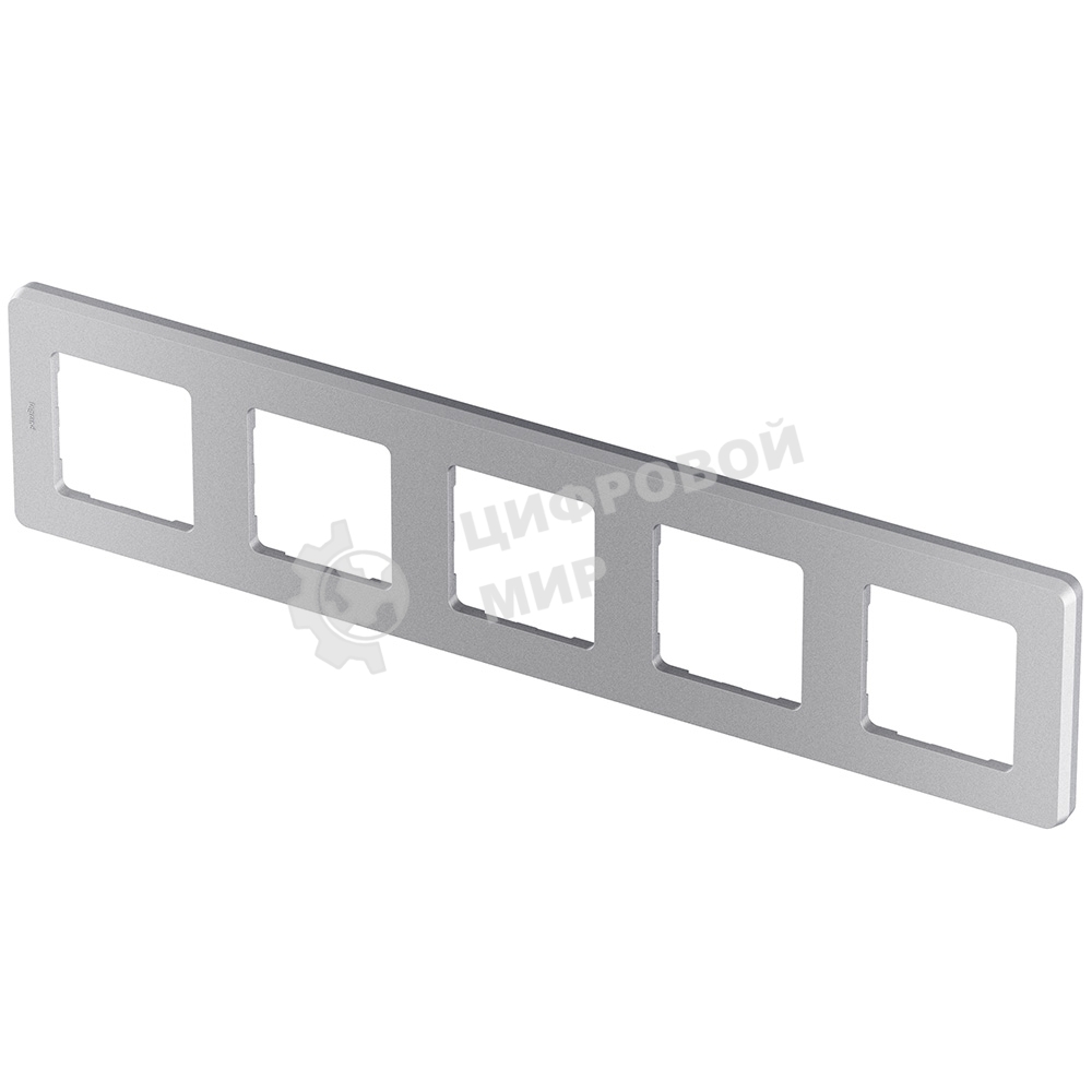 Рамка 5 постов алюминий