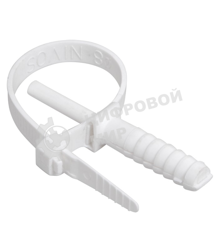 Хомут кабельный дюбельный ХД 7х150 полиамид сер. (уп. 50 шт) IEK UHH80-7-150-50-K41-F