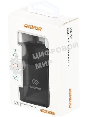 Сетевое зарядное устройство Digma DGW3C 3A PD черный