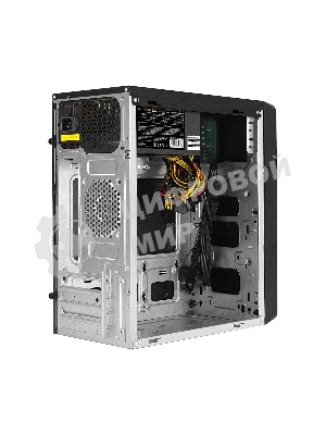 Компьютерный корпус Minitower ExeGate mEVO-7805-XP500 (mATX, БП XP500 с вент. 12см, 2*USB+1*USB 3.0, аудио, черный, с 2*RGb подсветкой)