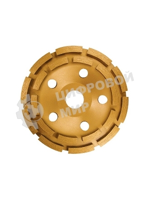 Чашка алмазная зачистная Matrix, 125 мм, Двухрядная