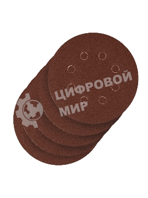 Круг абразивный Сибртех на ворсовой подложке под 