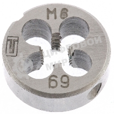 Плашка Сибртех М6 х 1,0 мм