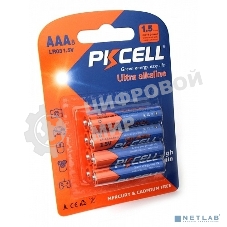 Щелочной/алкалиновый элемент питания PKCELL LR03-8B тип - AAА 8 шт в блистере