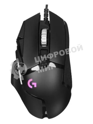 Мышь проводная Logitech G502 HERO черный, 25600 dpi, USB, кнопки - 11