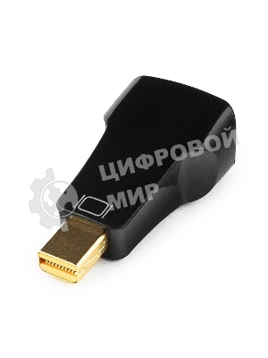 Переходник miniDisplayPort - VGA, Cablexpert A-mDPM-VGAF-01, 20M/15F, черный, пакет