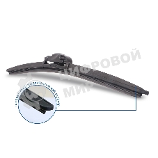 Щетка стеклоочистителя бескаркасная GOODYEAR GY000421 frameless 21''/53 см всесезонная multiclip