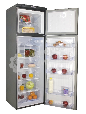 Холодильник DON R-236 G графит зеркальный двухкамерный 250/70л морозилка сверху
