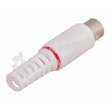 Разъем штекер TV PROconnect без пайки белый