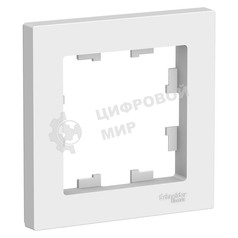Рамка 1-м AtlasDesign белый SchE ATN000101