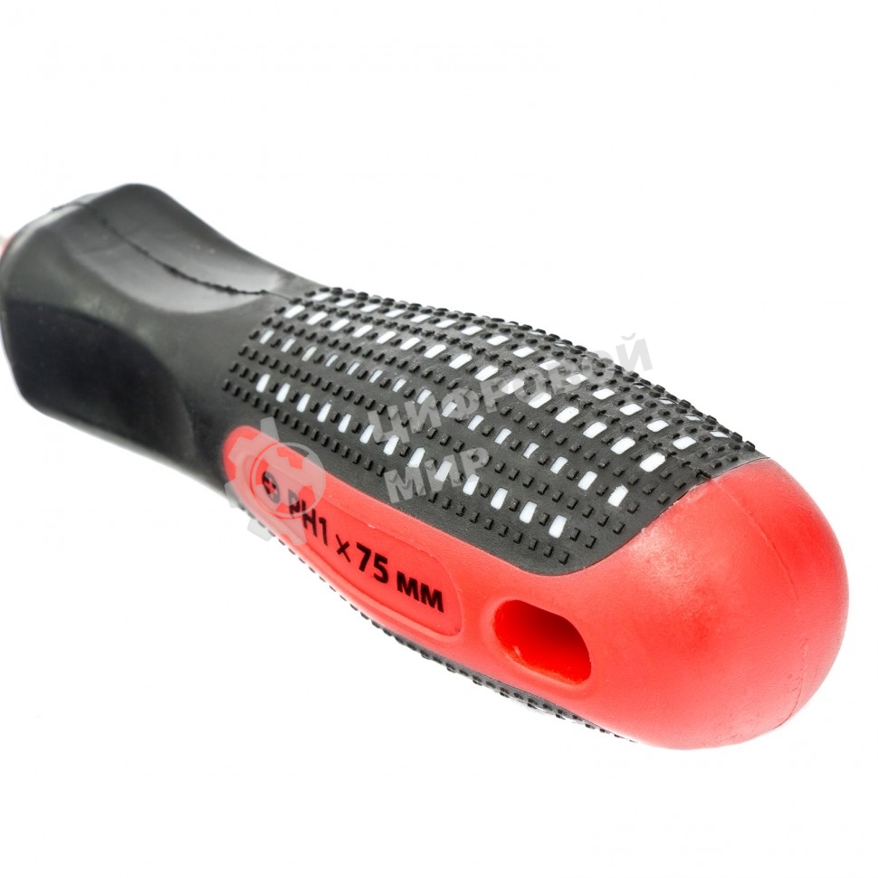 Отвертка Matrix Fusion, PH1х 75 мм, CrV, 3-х компонентная рукоятка 