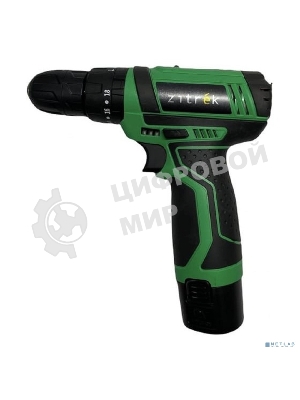 Дрель-шуруповерт Zitrek Crusher 063-4054, 12 В, 1,4 Ач, 30 Нм, щеточный, ударный
