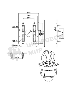Крепление Dahua DH-PFA152-E
