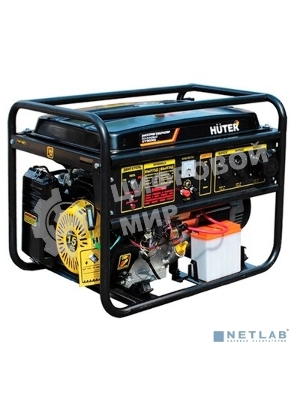 Электрогенератор бензиновый Huter DY8000L, 6.5 кВт, 91 дБ, 69.8 кг