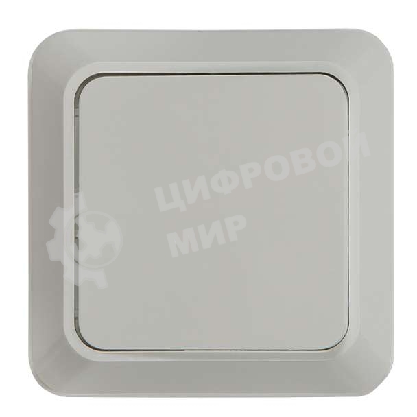 Выключатель 1-кл. BOLLETO накл. 7021 белый ASD/IN HOME 4680005959747