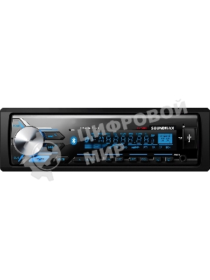 Автомагнитола Soundmax SM-CCR3186, 1 DIN, Bluetooth, USB Type-A, AUX