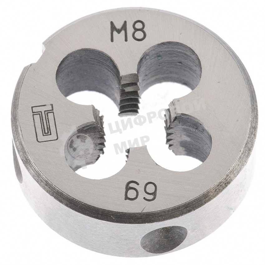 Плашка Сибртех М8 х 1,25 мм