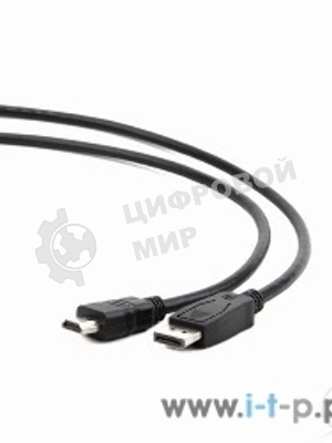 Кабель DisplayPort-HDMI Gembird/Cablexpert 3м, 20M/19M, черный, экран, пакет
