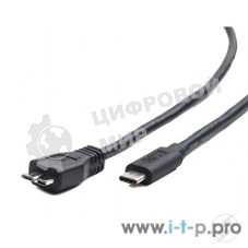 Кабель Cablexpert CCP-USB3-mBMCM-6 USB3.0 microBM/USB3.1TypeC, 1.8м, 