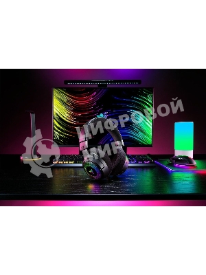 Гарнитура Razer Kraken V4 чёрный, беспроводная, bluetooth, до 70 ч, подсветка