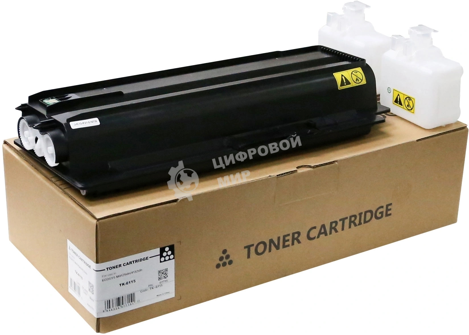 Картридж лазерный CET (PK9/PK10) TK-6115 для Kyocera ECOSYS M4125idn/4132idn, 540г, 15000 стр.