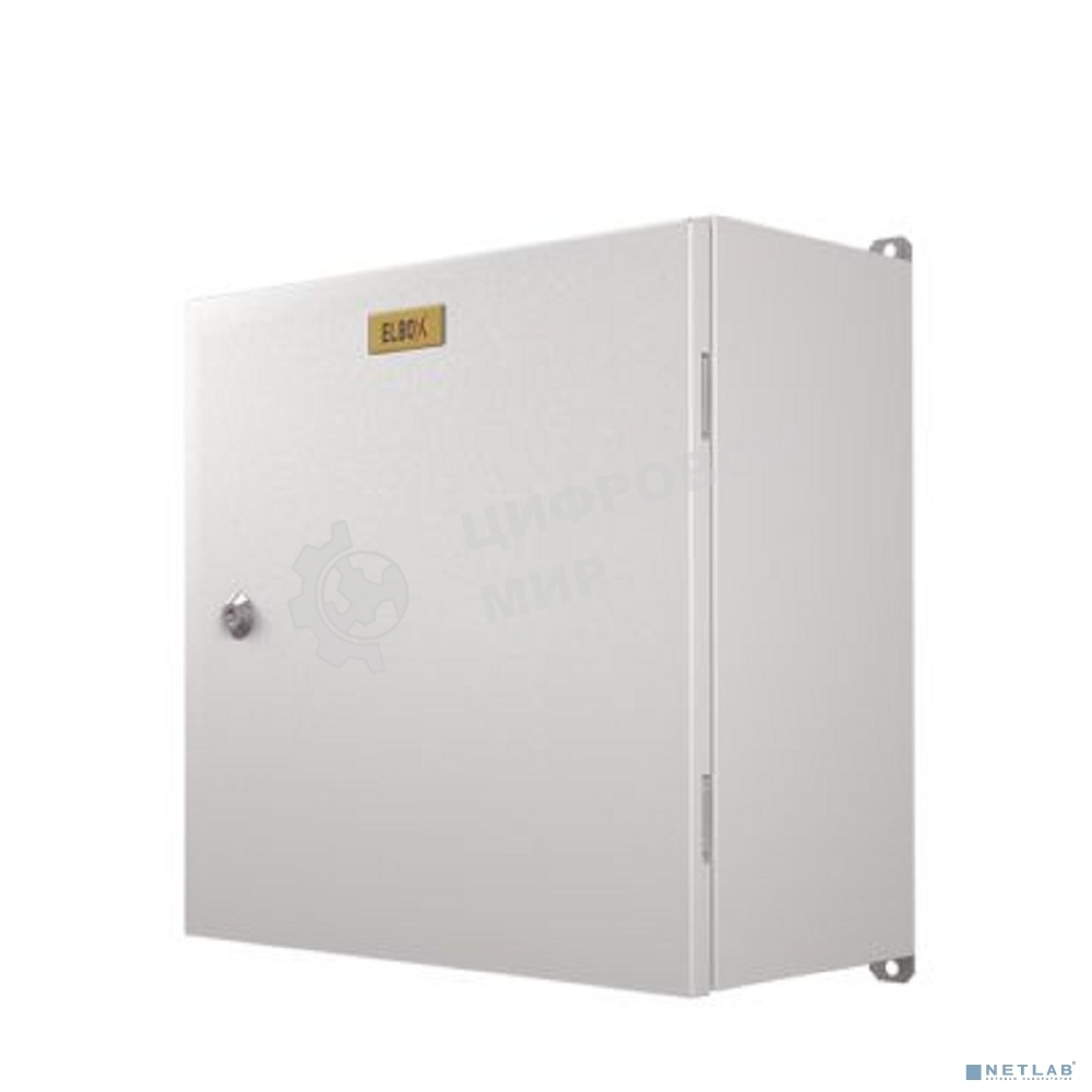 Электротехнический распределительный шкаф Elbox IP66 навесной (В400 x Ш400 x Г150) EMW c одной дверью, нерж. сталь EMW-400.400.150-1-IP66-AISI430