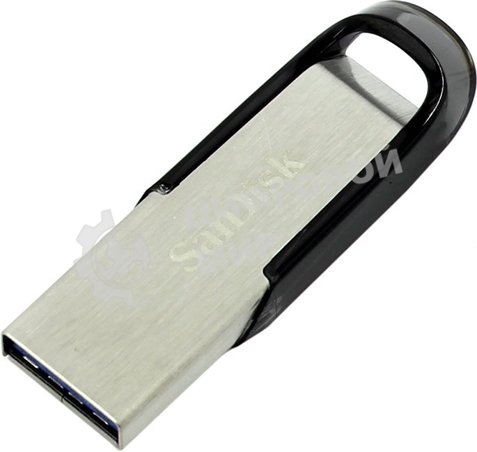 Флешка USB Sandisk 64Gb Cruzer Ultra Flair SDCZ73-064G-G46 USB 3.0 серебристый/черный