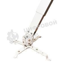 Крепление для проектора, с квадратной штангой, от потолка 30-50см, цв. черный