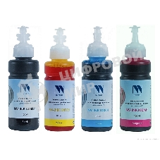 Чернила NVPrint универсальные на водной основе для аппаратов HP, комплект 4 цвета по 100 мл