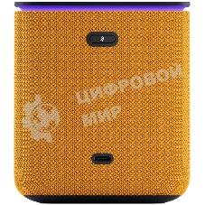 Умная колонка Яндекс Станция Миди, 24Вт, с экраном, 2 динамика, Wi-Fi, BT5.0, Zigbee, Алиса, оранжевый