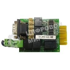 Релейная карта POWERCOM AS400 mini, сухие контакты с гальванической развязкой, для ИБП серий MAS/MRT/MAC./Powercom AS400 mini dry contact I/O card for MAS/MRT/MAC.