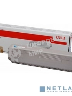 Картридж лазерный Oki C831/841 голубой 10K