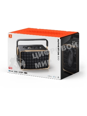Акустическая система JBL Authentics 300 Google Assistant, Amazon Alexa черный 100W 2.1 BT 4800mAh (JBLAUTH300BLKUK)
