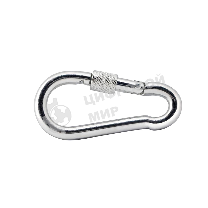 Карабин с гайкой DIN 5299D, 7,0 мм