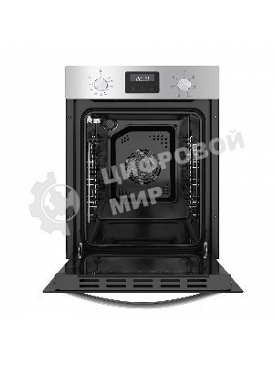 Шкаф духовой электрический Maunfeld EOEM516S, встраиваемый, 51л, дверца с 2 стеклами, нержавеющая сталь