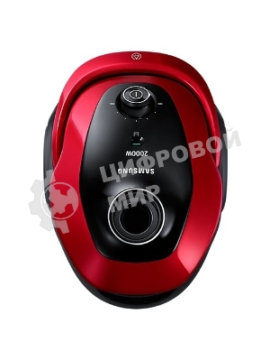 Пылесос Samsung VC20M257AWR красный, 460/2000 Вт, уборка сухая, пылесборник мешок 2.5 л