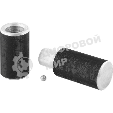 Петля Сибртех гаражная с шаром d 28, 120мм,4 шт.