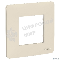 Рамка 1-м UNICA STUDIO беж. SchE NU200244