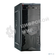 Компьютерный корпус ExeGate EX280388RUS Miditower ExeGate CP-604 Black, ATX, (CP450W, 80мм), 2хUSB, Audio