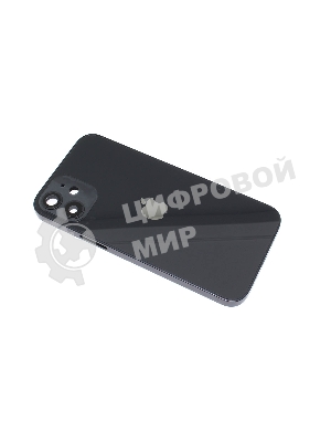 Задняя крышка (корпус) в сборе с рамкой для Apple iPhone 12 Mini черный